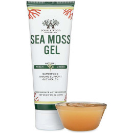 Органічний гель ірландського морського моху Double Wood Irish Sea Moss Gel 236 g (Peach - Mango)