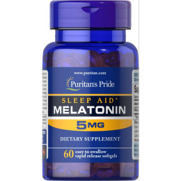 Мелатонін Puritan's Pride Melatonin 5 mg 60caps Puritan's Pride