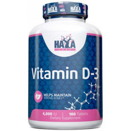 Вітамін D3 Haya Labs Vitamin D3 4000 IU 100 tabs