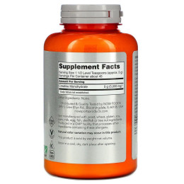 Моногидрат креатина Now Foods (Creatine Monohydrate Powder) 227 г