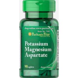 Калій магній аспартат, Potassium Magnesium Aspartate, Puritan's Pride, 90 таблеток