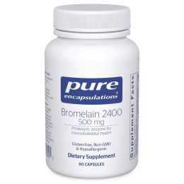 Бромелайн Pure Encapsulations (Bromelain 2400) 500 мг 60 капсул