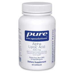 Альфа-липоевая кислота Pure Encapsulations (Alpha Lipoic Acid) 600 мг 60 капсул