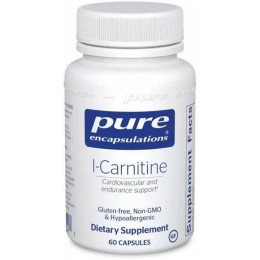 Л-карнитин Pure Encapsulations (L-Carnitine) 680 мг 60 капсул