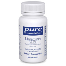 Мелатонин Pure Encapsulations (Melatonin) 0,5 мг 60 капсул