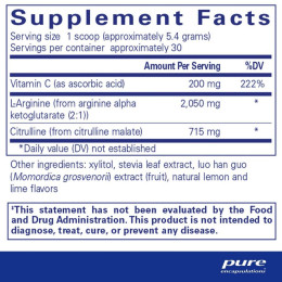 Поддержка оксида азота Pure Encapsulations (Nitric Oxide Support) 162 г