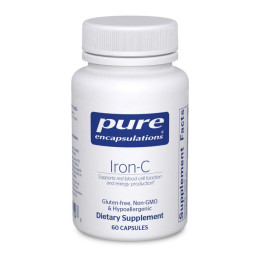 Железо Pure Encapsulations (Iron-C) 60 капсул