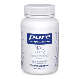 Ацетилцистеїн Pure Encapsulations (NAC N-Acetyl-l-Cysteine) 600 мг 90 капсул