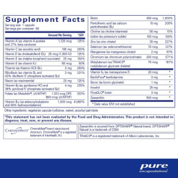 Мультивітаміни Pure Encapsulations (PureGenomics Multivitamin) 60 капсул