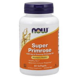 Масло вечерней примулы Now Foods (Super Primrose) 1300 мг 60 капсул