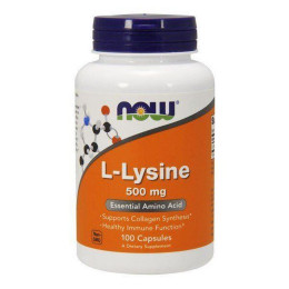 Лизин Now Foods (L-Lysine) 500 мг 100 капсул