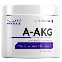 Амінокислота для спорту, A-AKG, OstroVit, 200 г