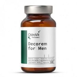 Комлекс витаминов и минералов для мужчин, PHARMA DECOREM FOR MEN, OstroVit, 60 капсул