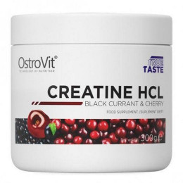 Креатин HCL, черная смородина с вишней, CREATINE HCL, black currant with cherry, OstroVit, 300 г