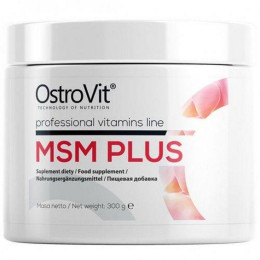 МСМ (метілсульфонілметан) плюс, MSM PLUS, OstroVit, 300 г