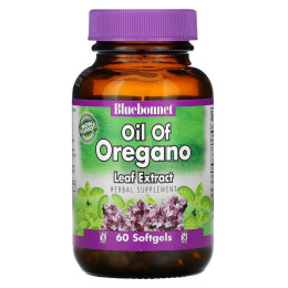 Экстракт из листьев Орегано Bluebonnet Nutrition (Oil of oregano) 150 мг 60 капсул