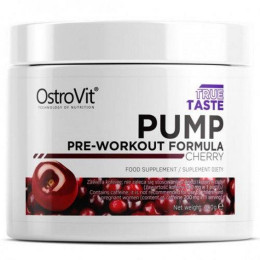 Передтренувальний комплекс, вишня, PUMP Pre-Workout, cherry, OstroVit, 300 г