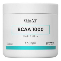 Амінокислоти БЦАА 2-1-1 OstroVit (BCAA) 5000 мг 150 капсул