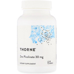 Цинк Пиколинат усиленный Thorne Research (Zinc Picolinate) 30 мг 180 капсул