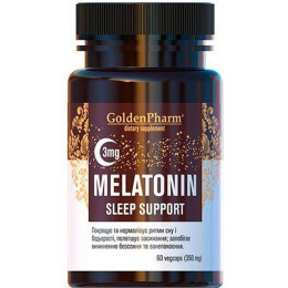 Мелатонин GoldenPharm (Melatonin) 3 мг 60 капсул