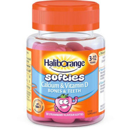 Кальций и Витамин Д для детей Haliborange (Kids Calcium & Vitamin D) 30 жевательных конфет