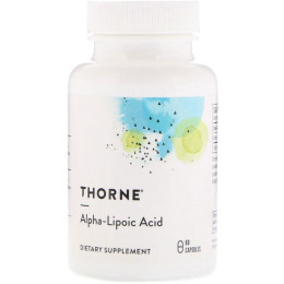 Альфа-липоевая кислота Thorne Research (Alpha-Lipoic Acid) 60 капсул