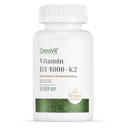 OstroVit-Vitamin D3 4000 + K2 OstroVit 100 таблеток