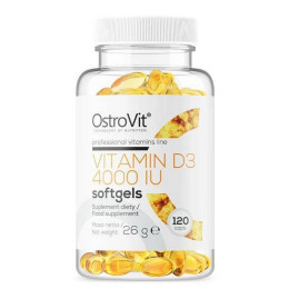 OstroVit-Vitamin D3 4000 IU OstroVit 120 капсул