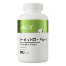 OstroVit-Betaine HCl + Pepsin OstroVit 100 капсул