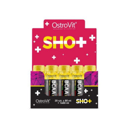 OstroVit BCAA Shot 80 ml x 20 DISPLAY