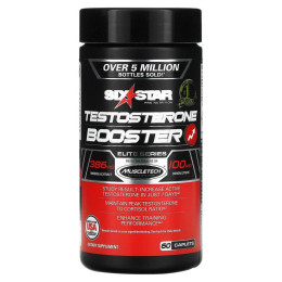 Six Star Pro Nutrition, Активатор Тестостерона, Элитная Серия, Six Star, 60 капсул