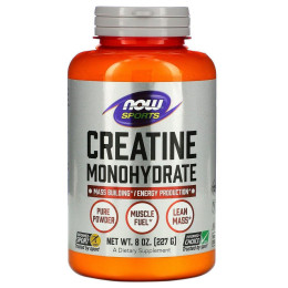 Моногидрат креатина Now Foods (Creatine Monohydrate Powder) 227 г