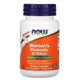 Женские пробиотики Now Foods (Women`s Probiotic) 20 млрд КОЕ 50 капсул