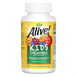 Kids Chewable Multivitamin - 120 tabs Orange and Berry Nature's Way