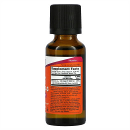 Liquid Vitamin D-3 - 30ml (1fl oz) Now Foods