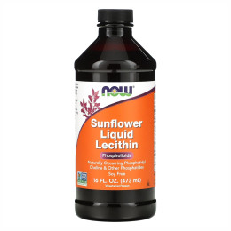 Подсолнечный Лецитин, Sunflower Liquid Lecithin - 16 fl oz Now Foods