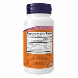 Hyaluronic Acid 100mg 2X Plus - 60 vcaps Now Foods