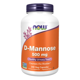 D-Mannose 500mg - 240 vcaps Now Foods