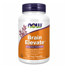 Brain Elevate Formula - 120 vcaps Now Foods