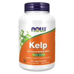 Kelp 325mcg Of Natural Lodine - 250 vcaps Now Foods