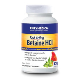 Betaine HCI 600mg - 120 caps Enzymedica