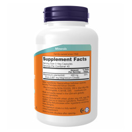 Magnesium Citrate - 240 vcaps Now Foods