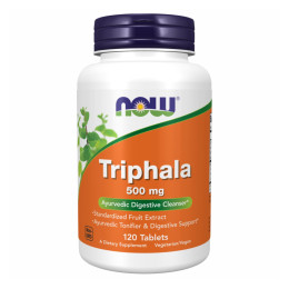 Triphala 500mg - 120 tabs Now Foods