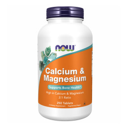 Calcium Magnesium - 250 tabs Now Foods