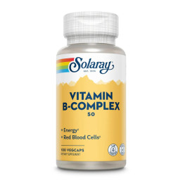 Vitamin B-Complex 50 50mg - 100 vcaps Solaray