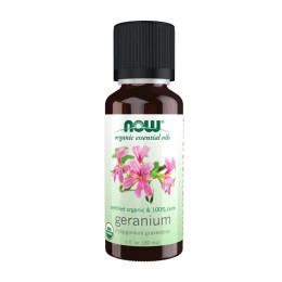 Organic Geranium Oil - 30ml Now Foods