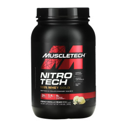 Nitro Tech 100% Whey Gold - 908g French Vanilla Cream MuscleTech