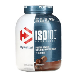 Iso 100 Hydrolyzed - 2263g Gourmet Chocolate Dymatize