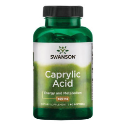 Caprylic Acid 600mg - 60 soft Swanson