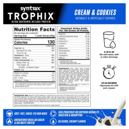 Trophix - 2270g Creamy Cookies Syntrax